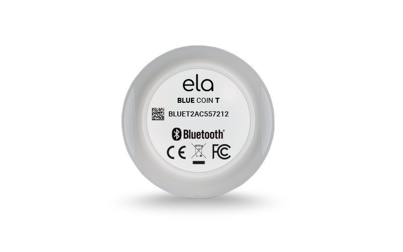 Bluetooth temperature sensor - Blue COIN T - ELA Innovation