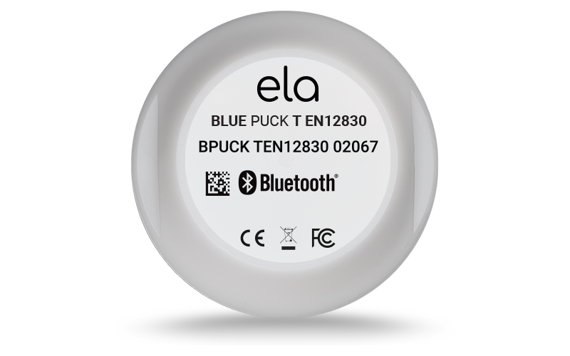 Bluetooth temperature sensor standard EN12830- ELA Innovation