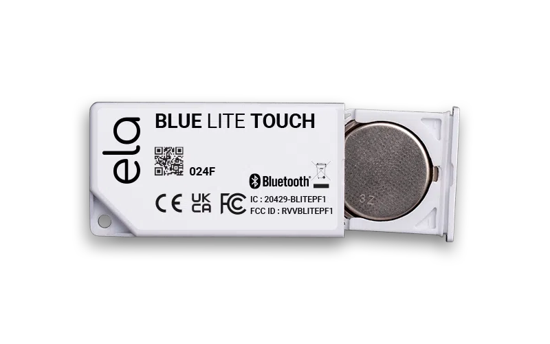 Blue LITE TOUCH iBeacon Confirguration - vue ouverte