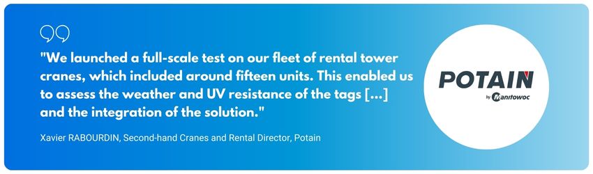 Potain testimonial