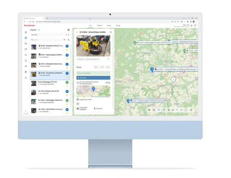Plateforme de Solution Rosenberger Telematics