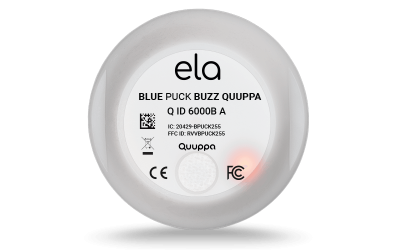 Blue PUCK BUZZ QUUPPA LED Blue PUCK BUZZ QUUPPA LED